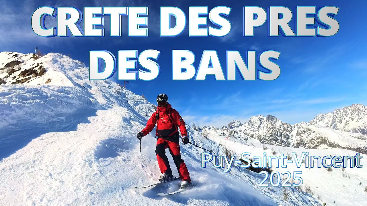 Freeride à Puy-Saint-Vincent : Aventure  à La Crête des Prés des Bans !