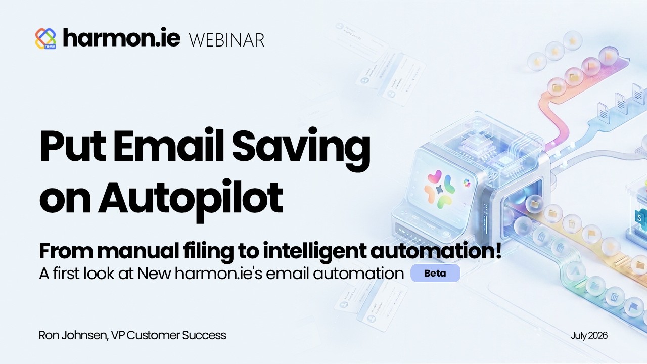 Put Email Saving on Autopilot: First Look at harmon.ie's New Automation