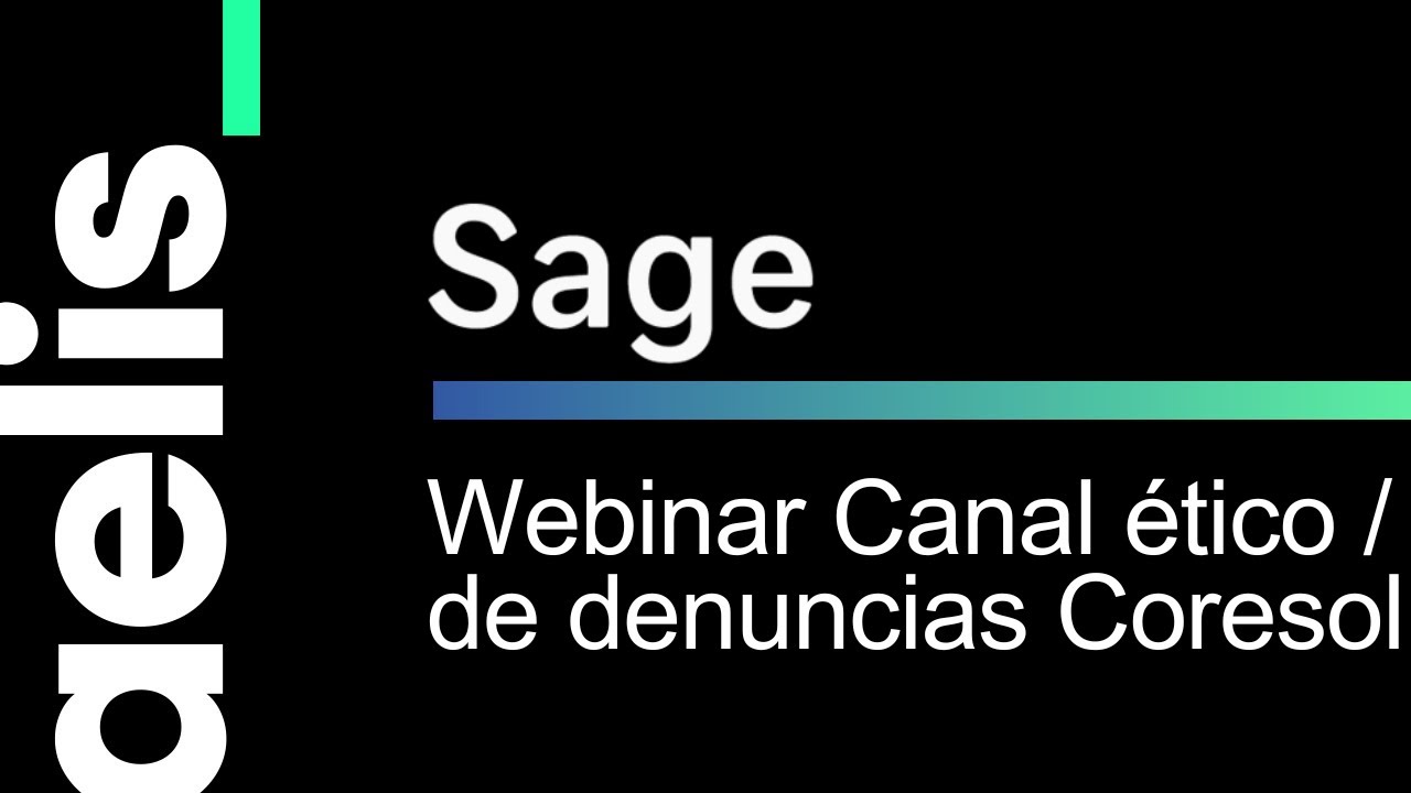 Webinar Canal ético denuncias Coresol