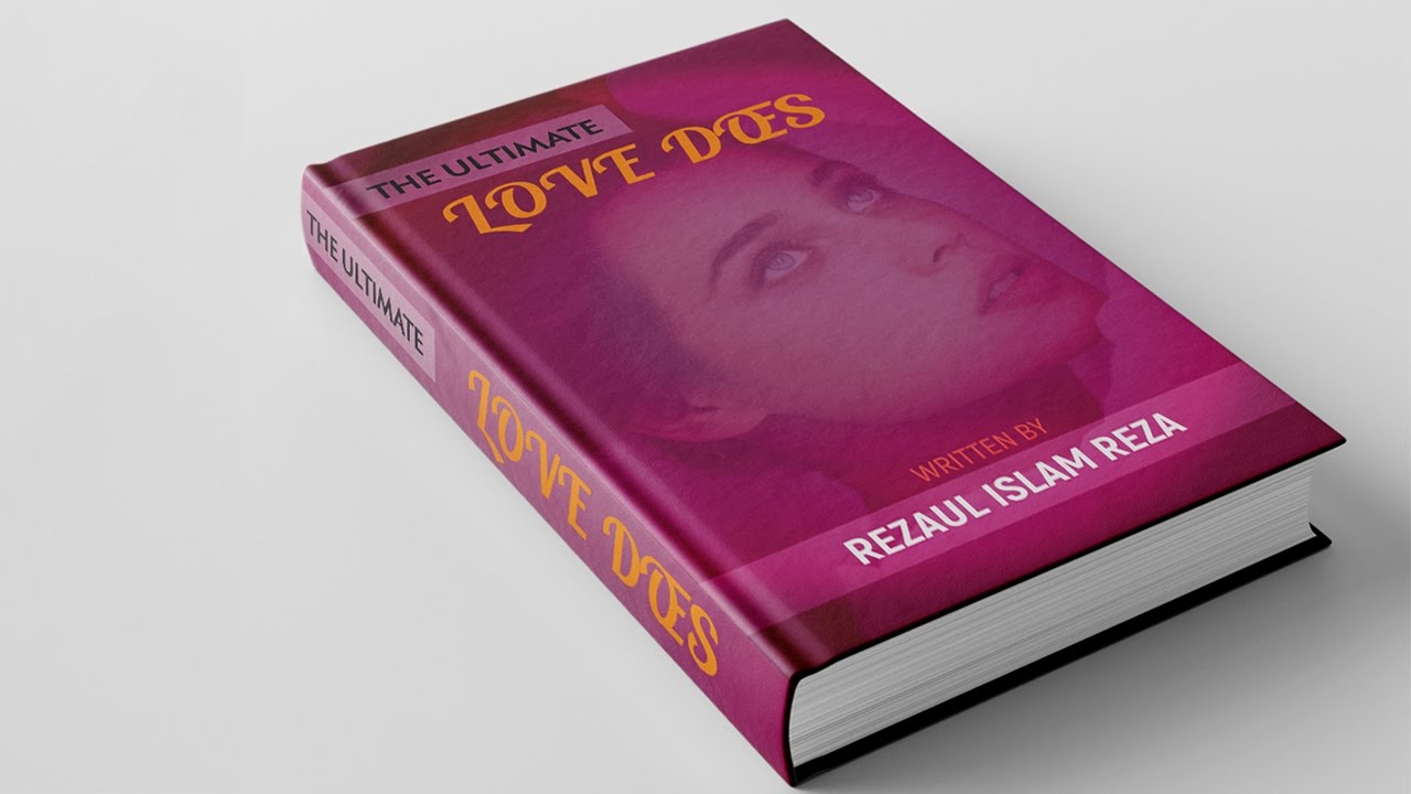 Photoshop Tutorial for Beginners - Simple Book Cover Design Idea