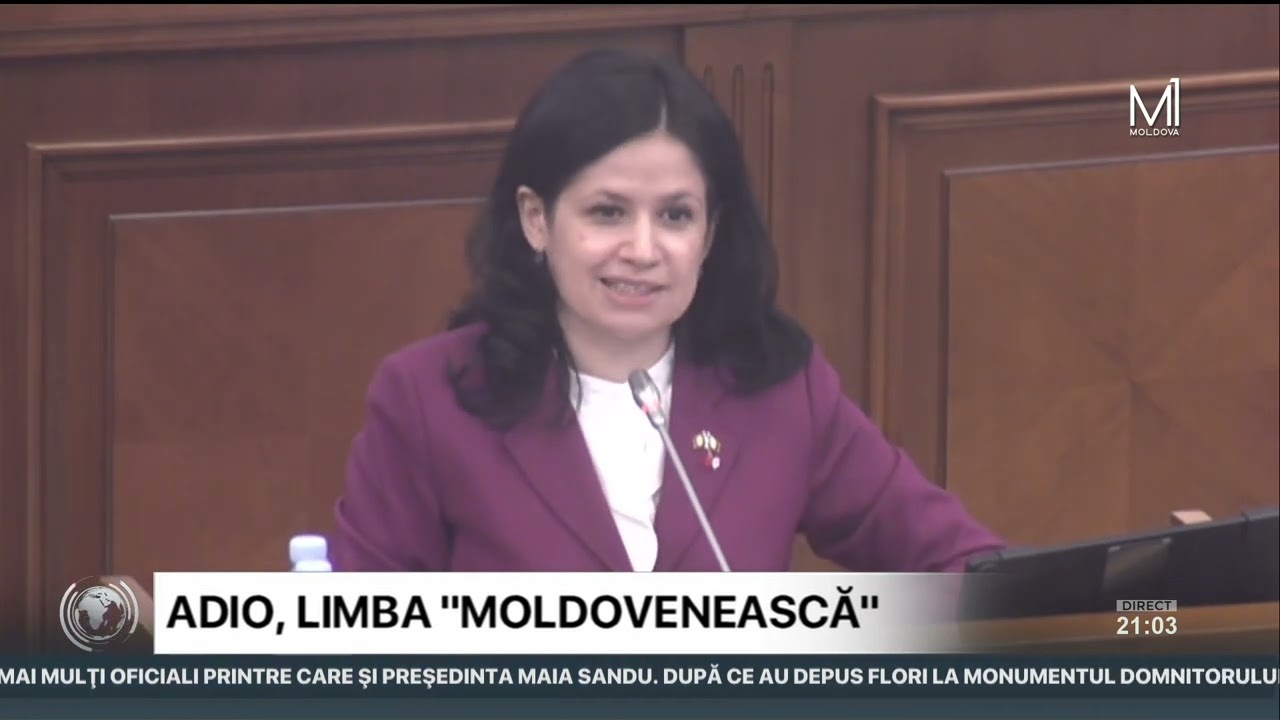 Substituirea sintagmei „limba moldovenească” cu „limba română” în legislația națională