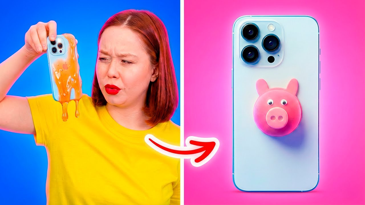 😊🐽 Make a Piggy Phone Case! Cute DIY Crafts for Kids ✨