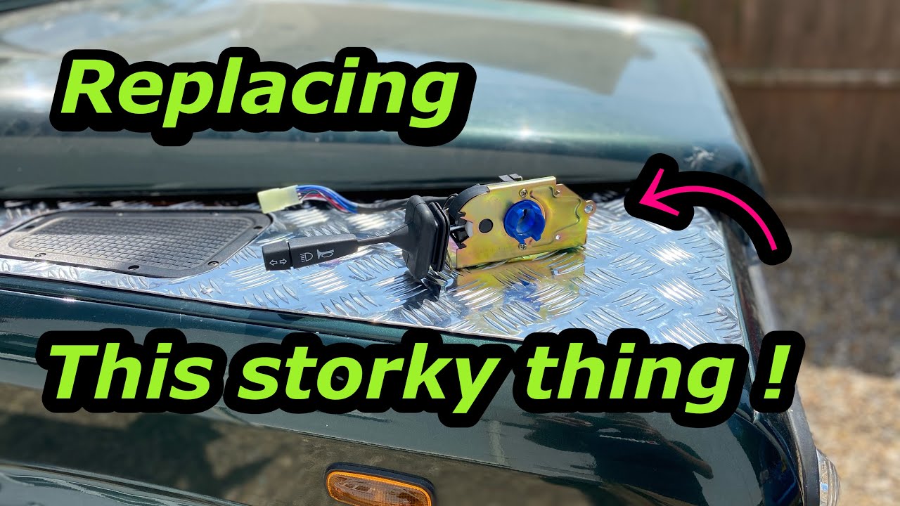 Replacing indicators/lights switch unit in my Land Rover Defender 110