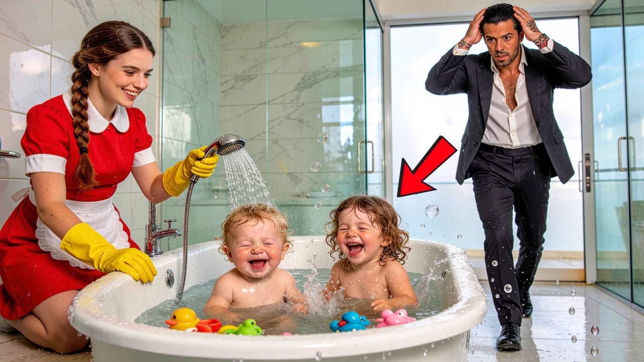 Um Chefe Da Máfia Nunca Pensou Que Seu Filho Gêmeo Pudesse Sorrir Novamente — Até Ver Sua Pobre Empr