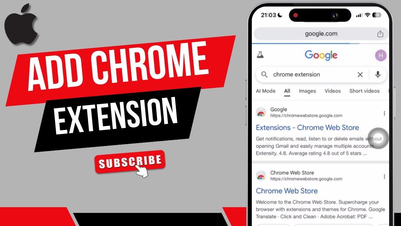 How to Use Chrome Extensions on iPhone (Tutorial)