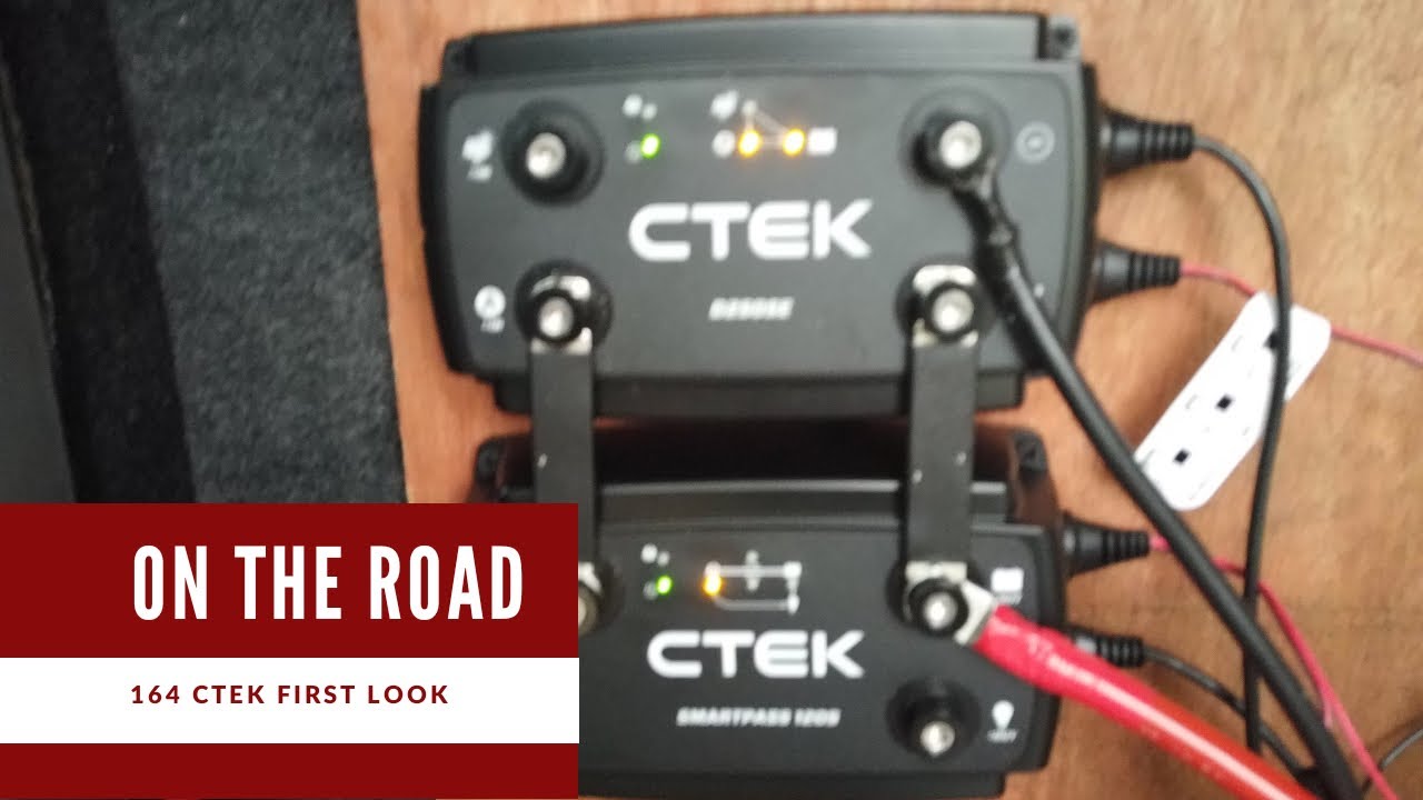 CTEK D250SE Battery to Battery Charger First Look at My Campervan System