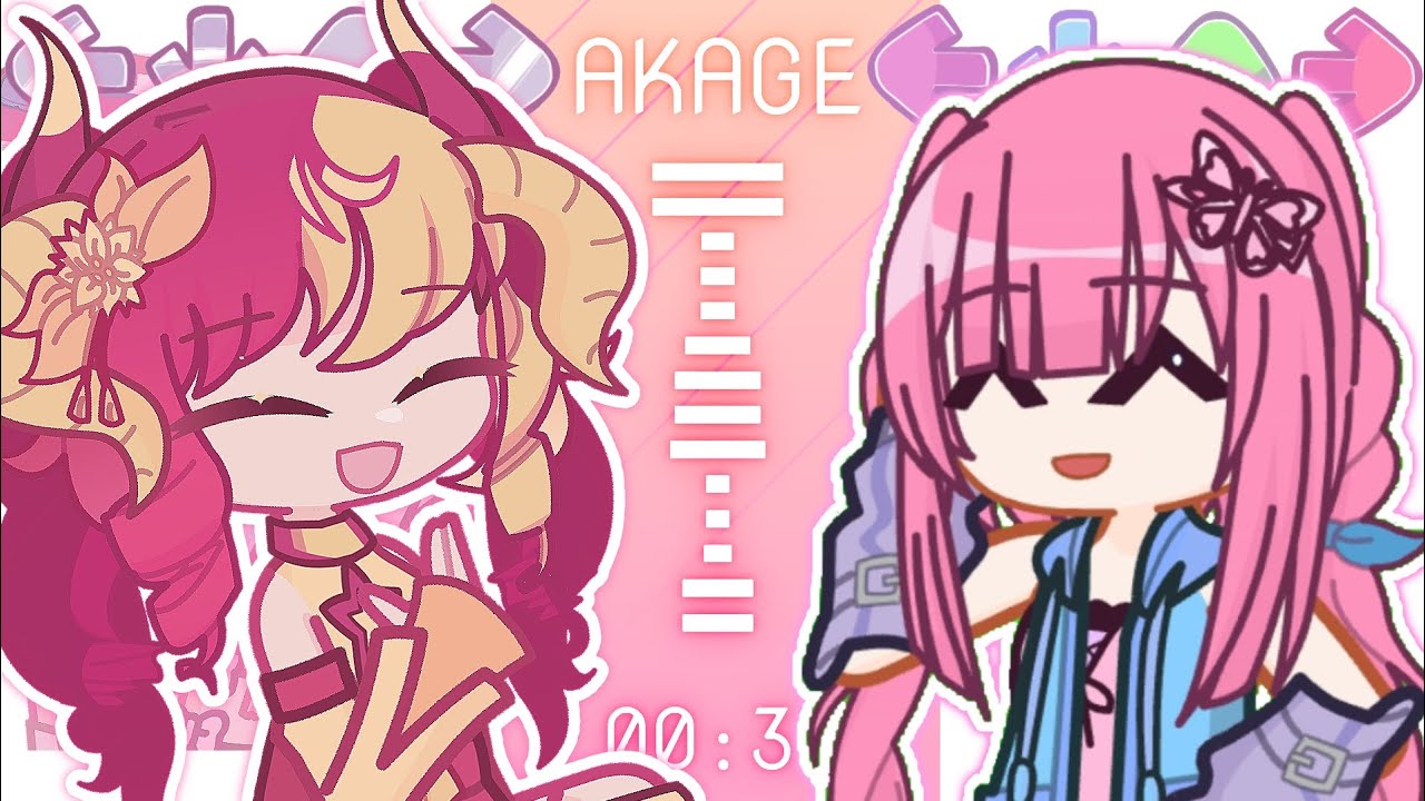 【 AKAGE &bull; 赤毛 】FNF Fake Collab W/@y3llowx || #y3lkage ||