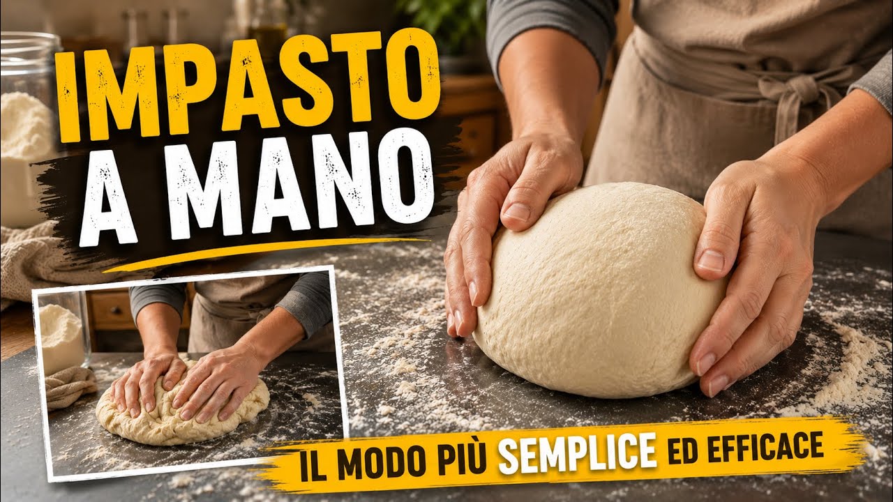 Il miglior modo per impastare a mano 🤚 