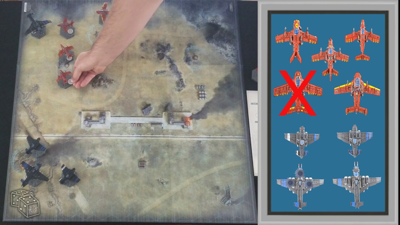 Aeronautica Imperialis Battle Report (100pts, Dogfight)