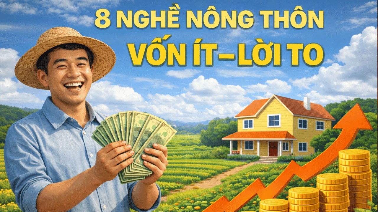 8 Nghề Ở Nông Thôn Vốn Nhỏ - Lợi Nhuận Lớn, Nhiều Người Đã Thành Công