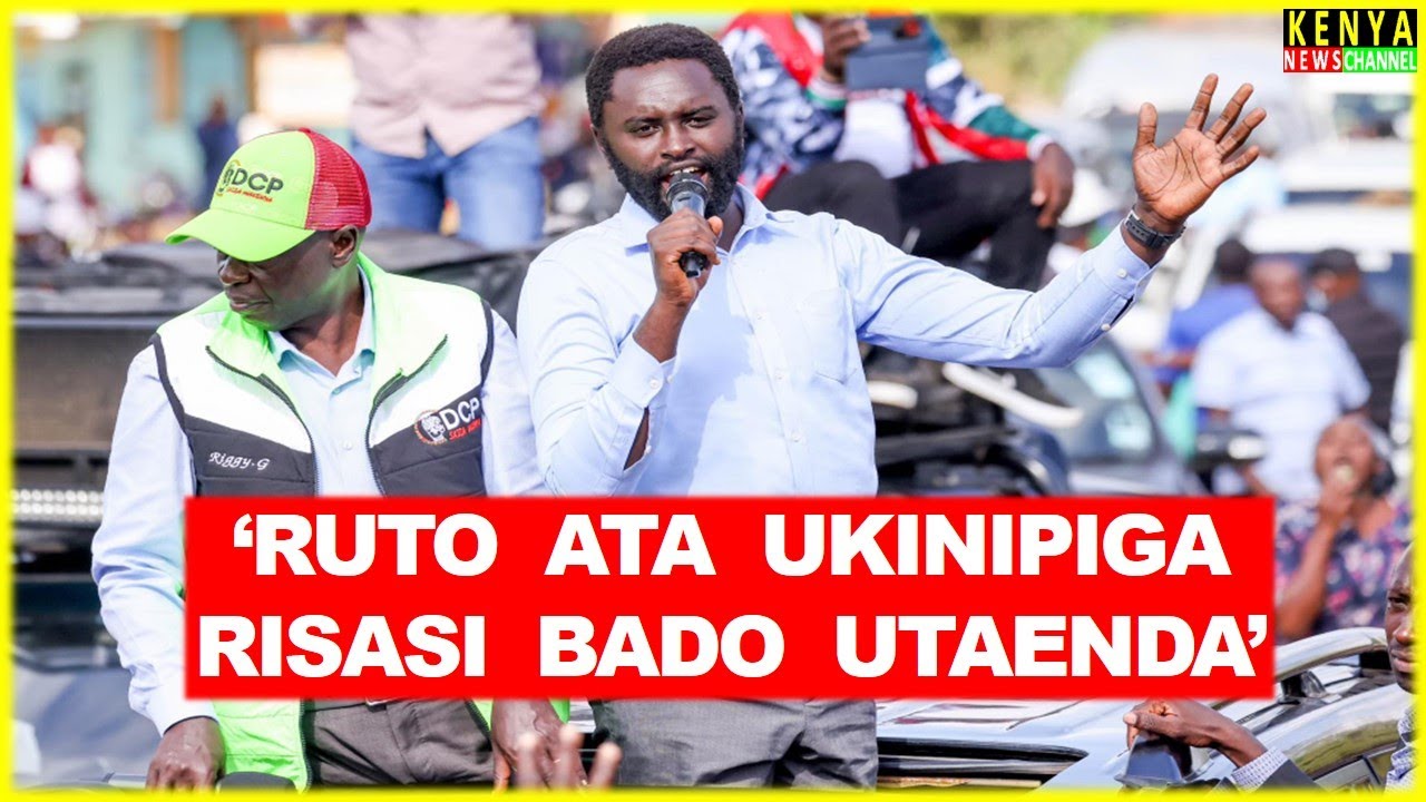 Senator Methu ROARS on Ruto with Gachagua today in Nyahururu after Church