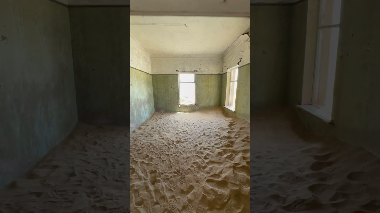 Kolmanskop abandoned town, Namibia. #travel #explorenamibia #sand #desertsafari