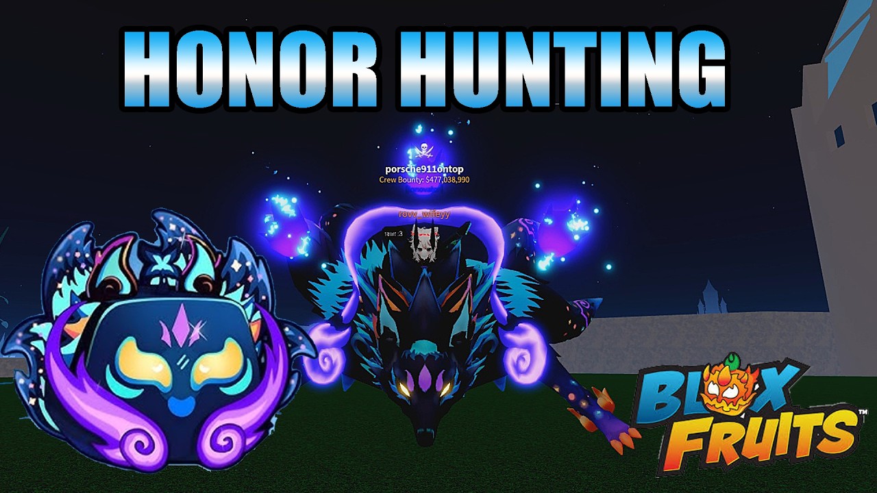 Empyrean Galaxy Kitsune Fruit Honor Hunting 2.6M To 30M Part 2 - Blox Fruits