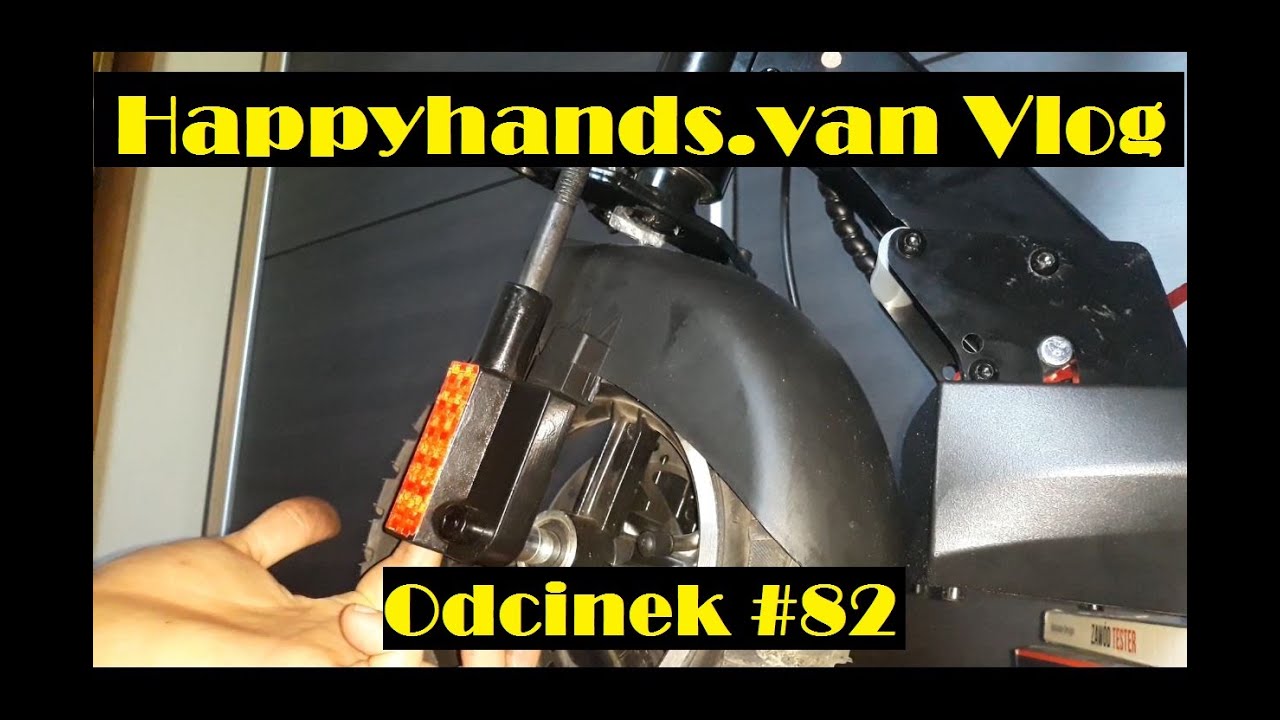 Happyhands.van | Odc.#82 Kugoo Kirin M4 Pro Stukające zawieszenie - modernizacja amortyzacji przód.