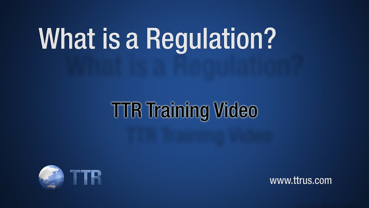 What Is A Regulation?
