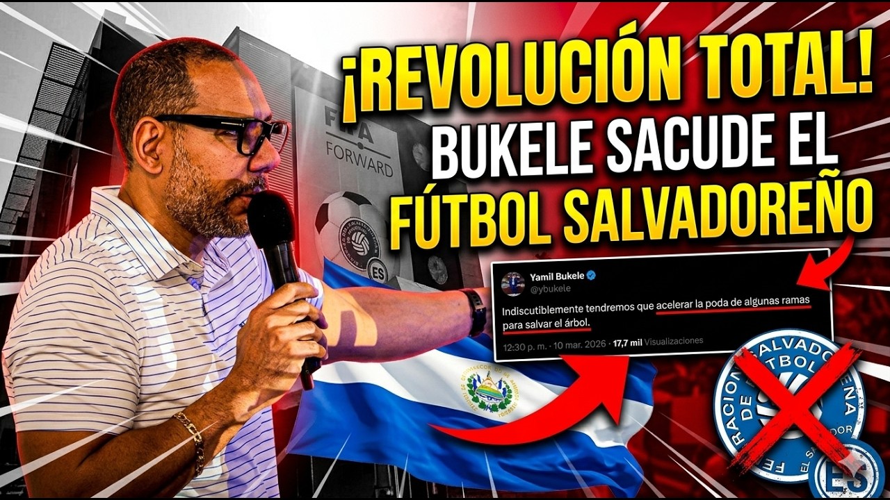 ¡BOMBA EN EL FÚTBOL SALVADOREÑO! Bukele lanza advertencia que podría cambiarlo TODO