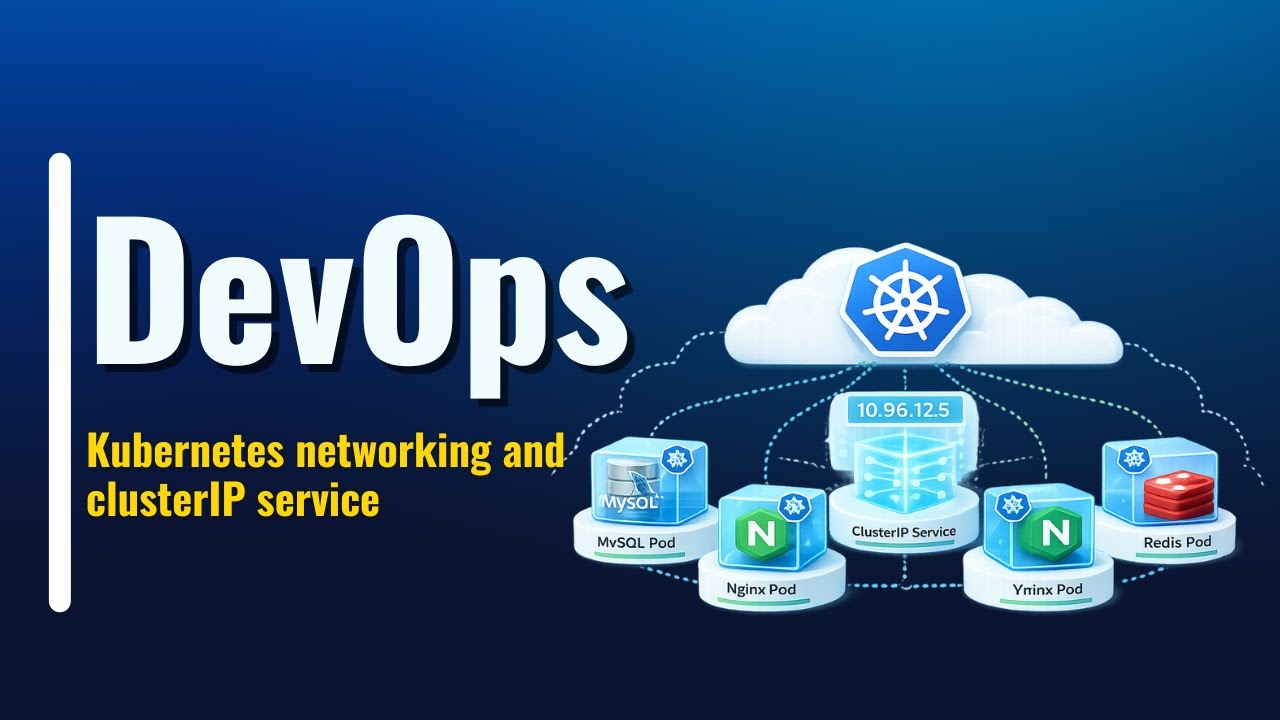 Kubernetes networking and clusterIP service