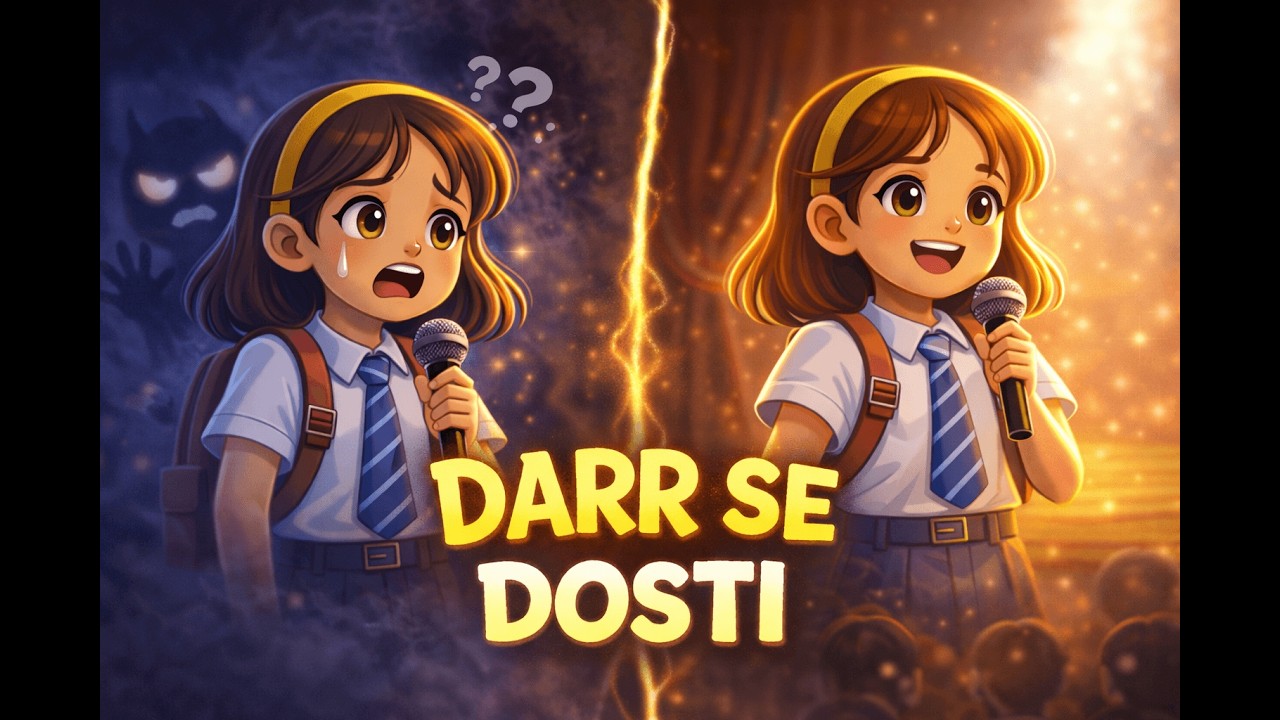 Darr Se Dosti ❤️ | Meera Ki Kahani | Overcome Fear Story in Hindi | Motivational Story
