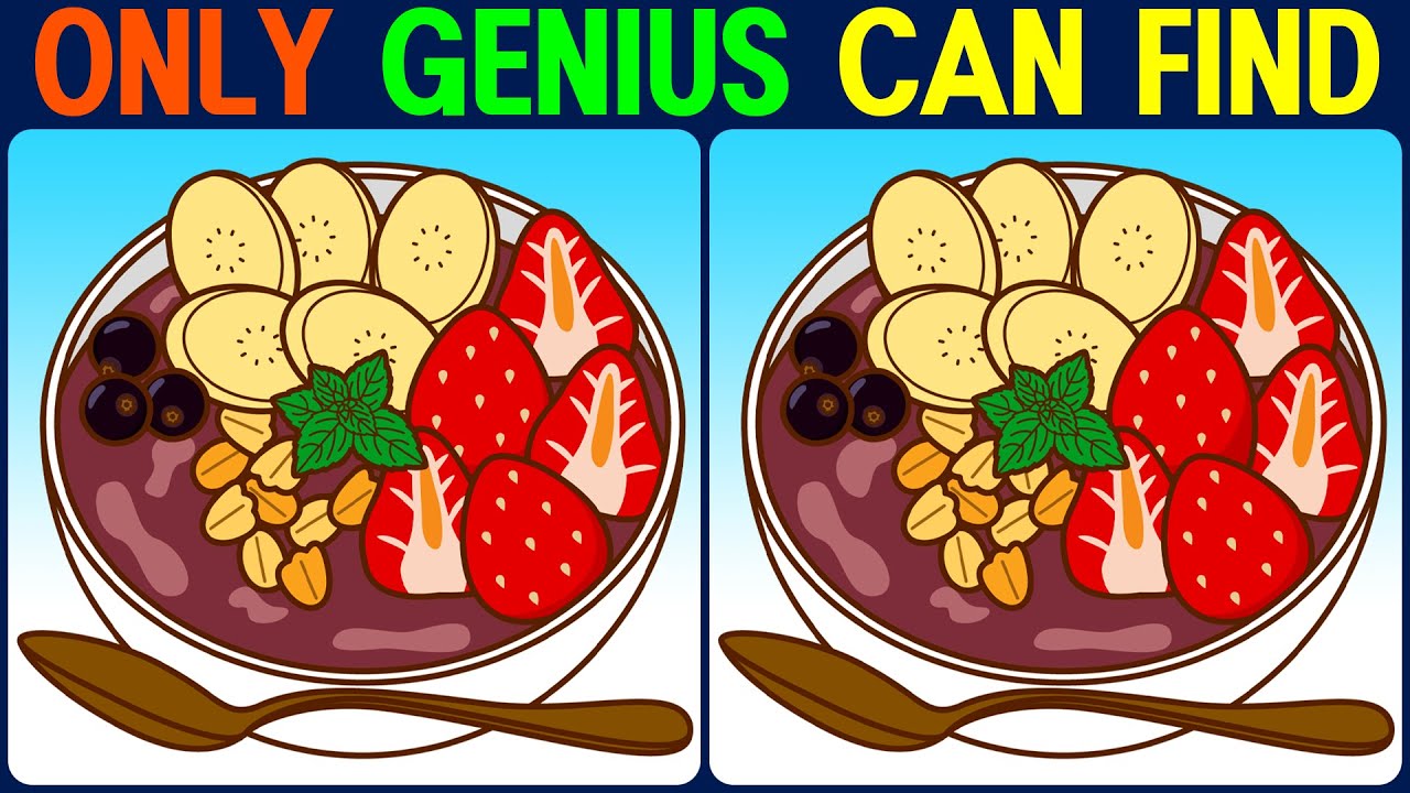 【Find the Difference】 Only Genius Can Spot The Difference!