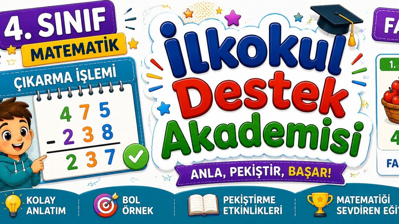 4.Sınıf Matematik Farkı Bulma