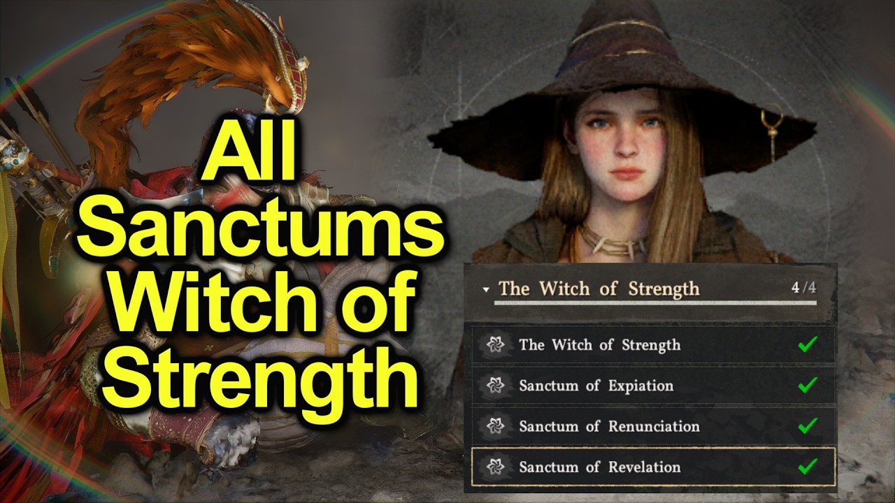 Все Святилища Ведьма Силы Искупление Отречение Откровение Краткое руководство Багровая Пустыня