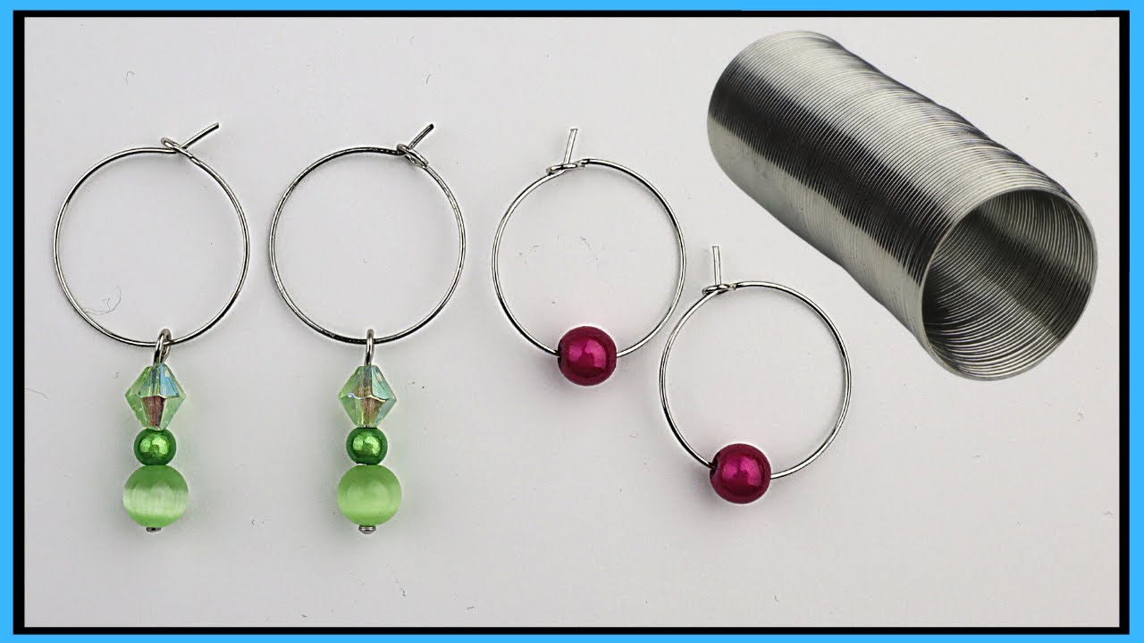 How to  Make Simple Memory Wire Earring Hoops Tip Tuesday Tutorial