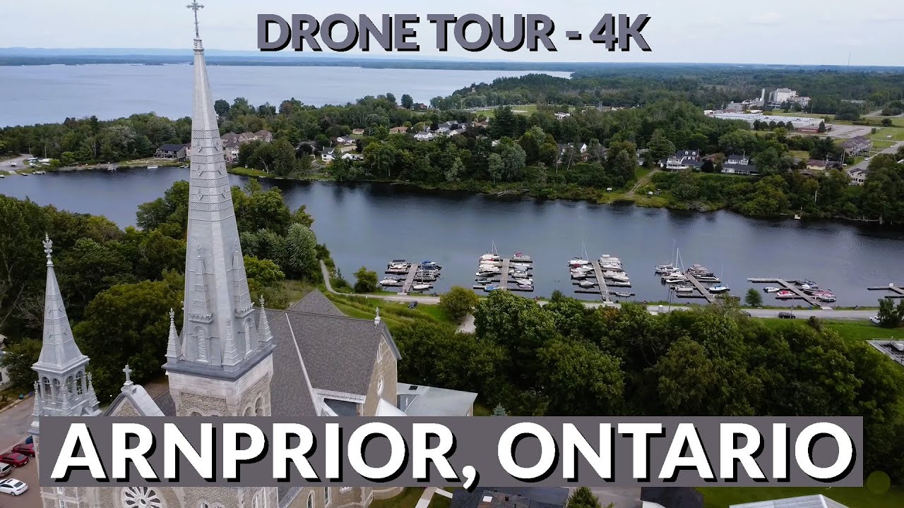 🌟 Exploring the Beauty of Arnprior, Ontario 🇨🇦 | A Breathtaking 4K Drone Experience!