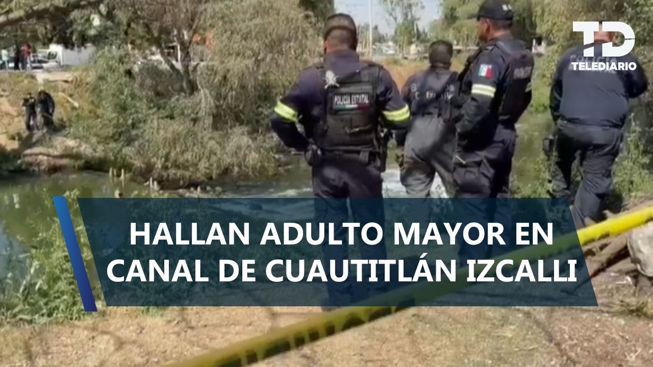 Localizan cuerpo de adulto mayor que cayó a río en Cuautitlán Izcalli