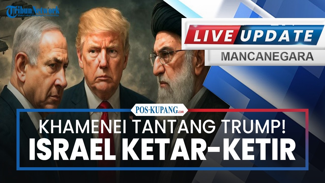 🔴Khamenei Tantang Trump! Israel Ketar-ketir China Bantu Teheran Buat Rudal