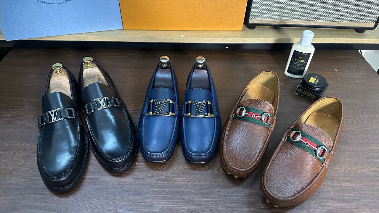 Đập Hộp Giày Loafer Luois Vuitton và Mocasin Gucci 2 kiệt tác nghệ thuật zalo 03564.474.121