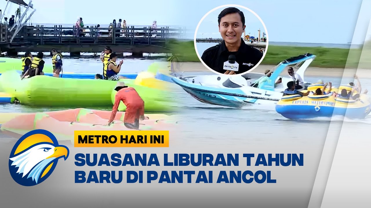 Pantai Ancol Ramai Dipadati Pengunjung Jelang Tahun Baru - [Metro Hari Ini]