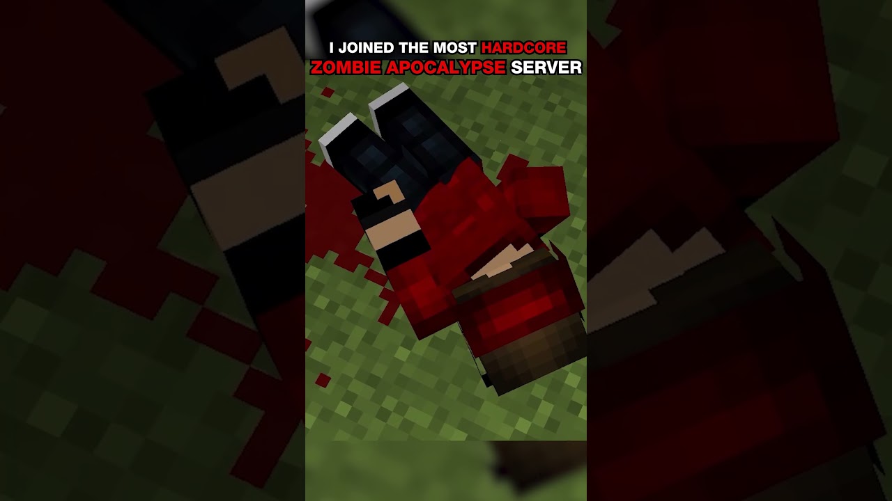 Escaping The Most Hardcore Zombie Apocalypse in Minecraft