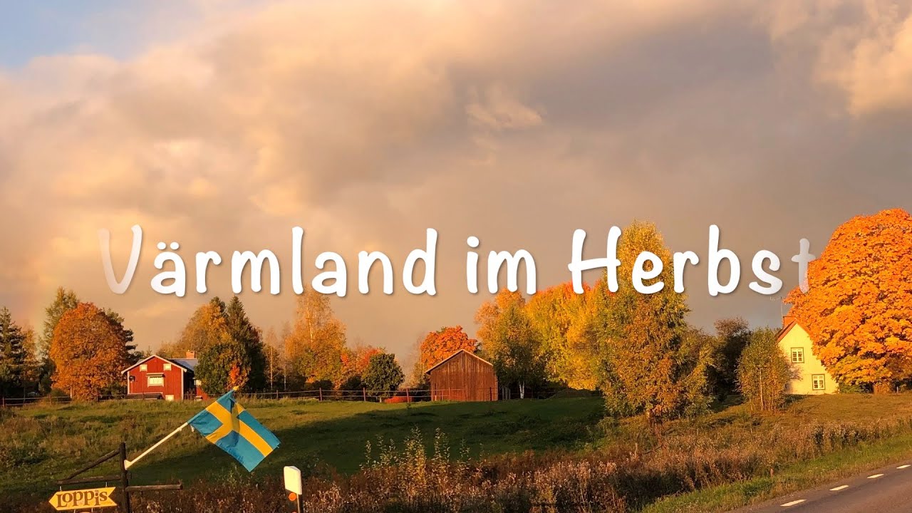 Värmland (Schweden) im Herbst - Värmlandsvisa