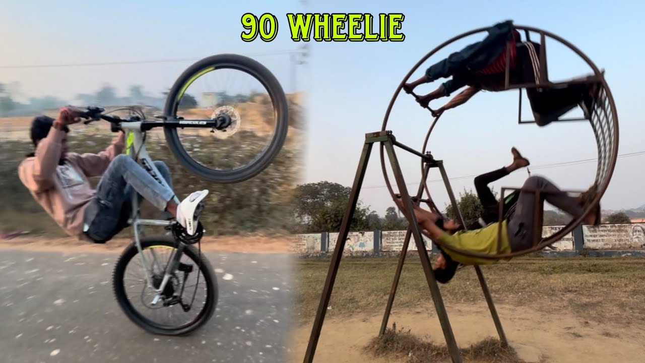90 wheelie ye kya crash ho gaya 🤕