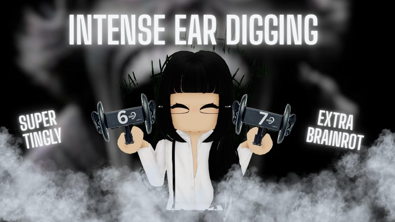 Roblox ASMR 👂POV: im digging in your ears twin👂