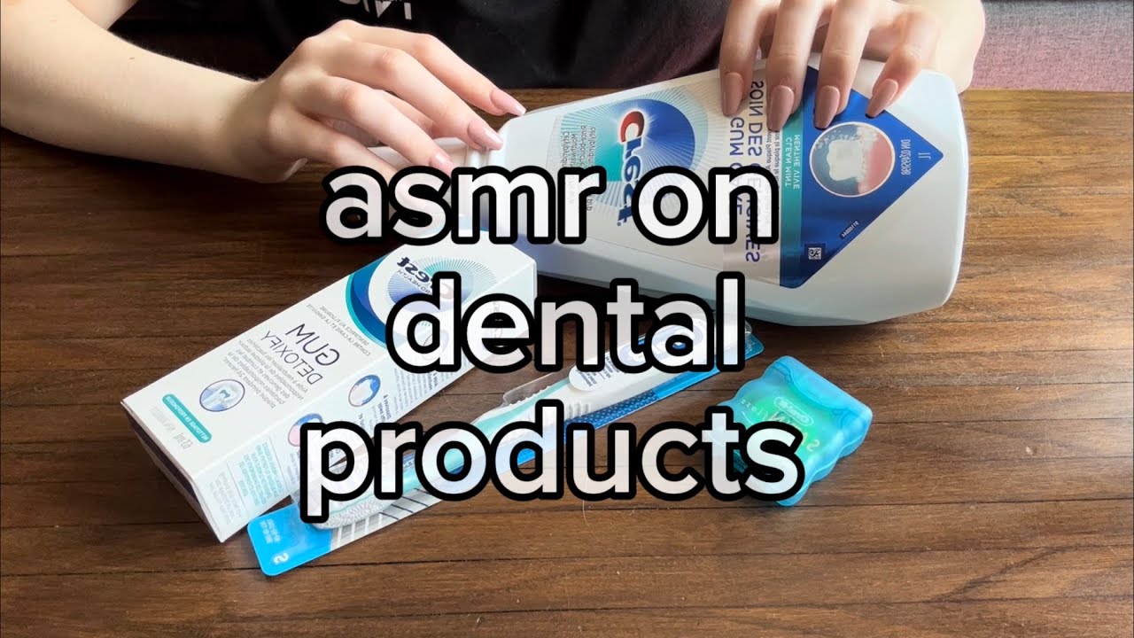 ASMR Tapping on Dental Items | No Talking 🦷🪥🤍