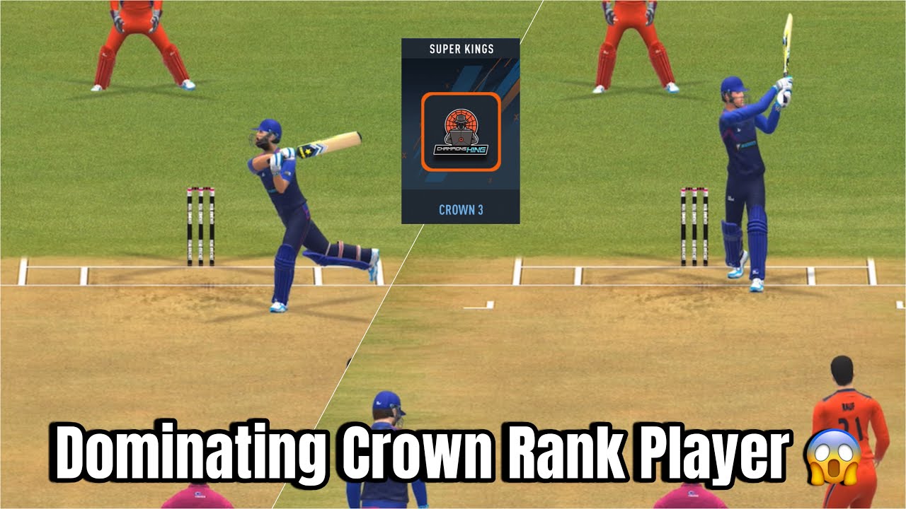 Crown Rank Opponent Use 4 Pacer in Real Cricket 😱