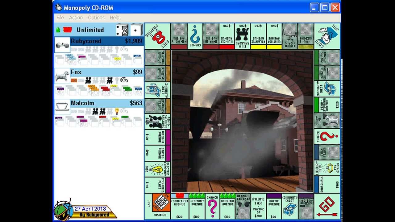 Monopoly v1.4 (1998 Westwood, PC) - 1 of 2: Full Longplay [720p]