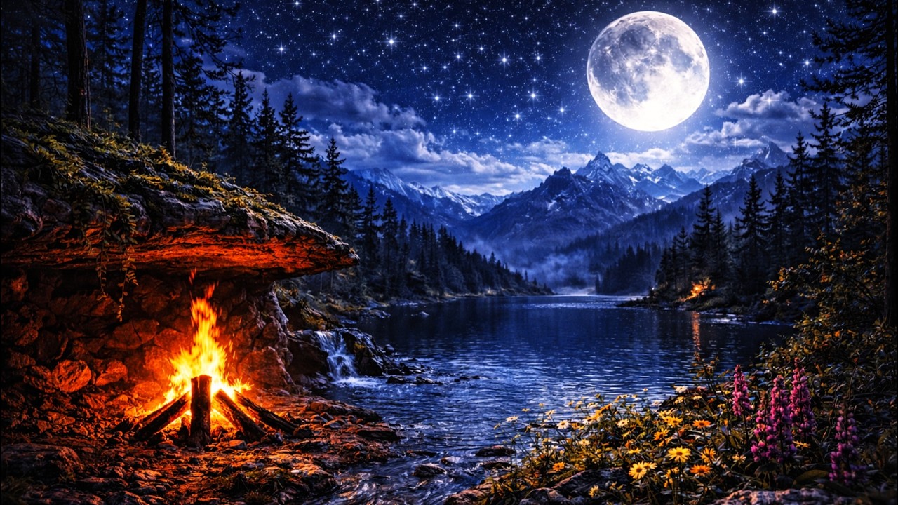 Cozy Rainy Night (No Ads) • Gentle Piano + Rain • Sleep Deep, Insomnia Relief Relaxing Music