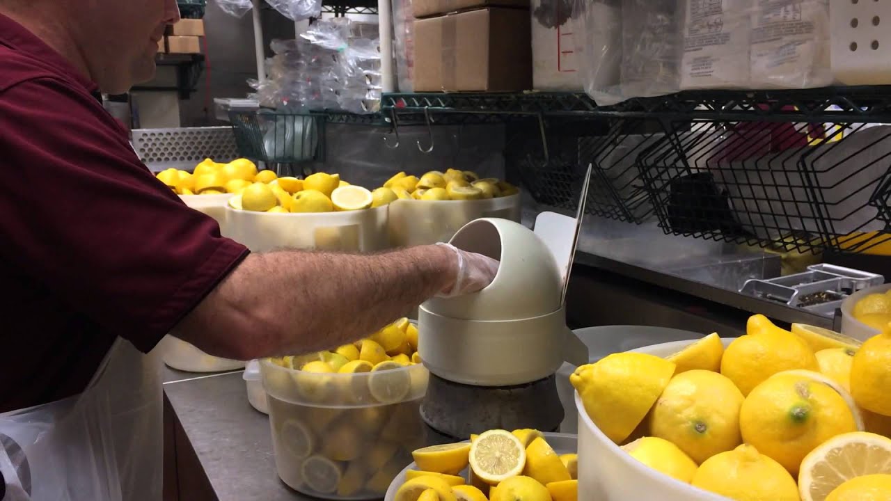 Chick-fil-a Lemonade is made by HAND!