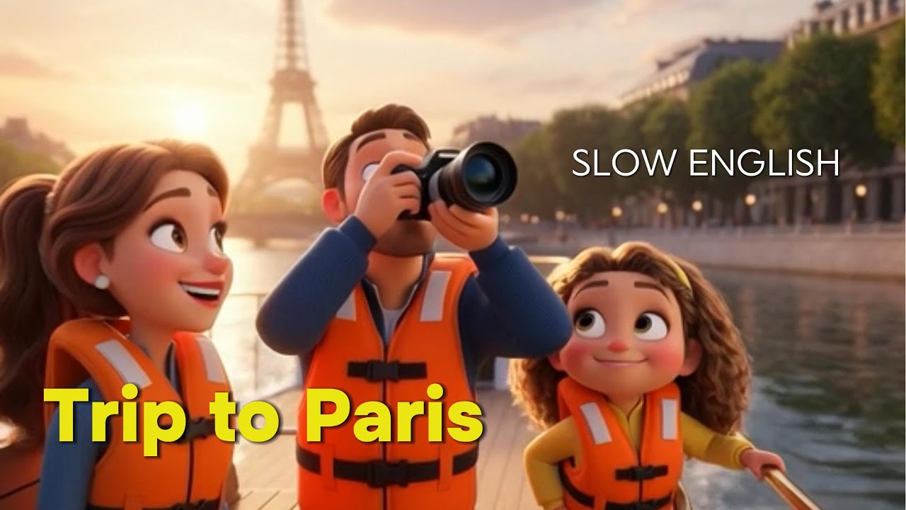 Family Trip to Paris | Easy English Listening Practice (Basic A2 Level) - Part 2