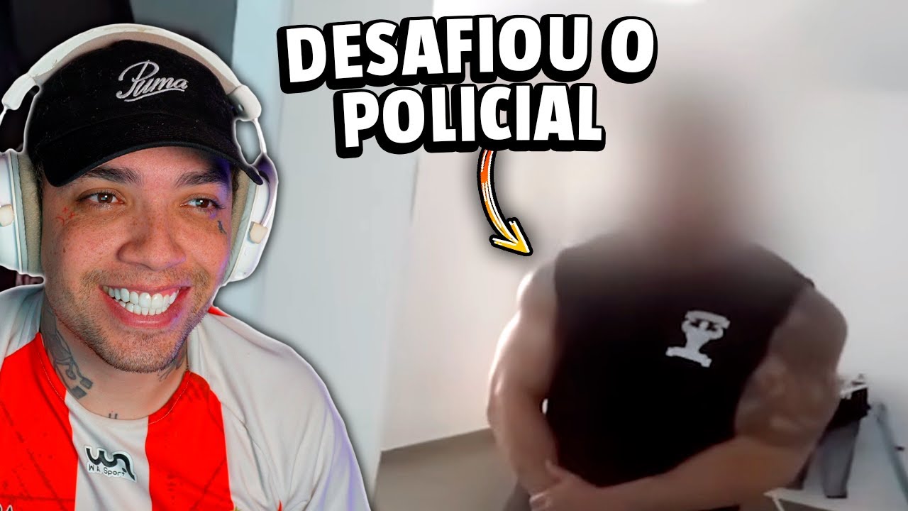 noia reagindo a BOMBADÃO DESAFIOU O POLICIAL