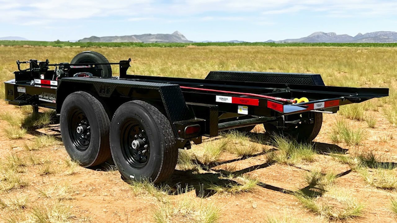 Horizon RDZ Roll Off Trailer with Dump Bin or Flatbed Accessories
