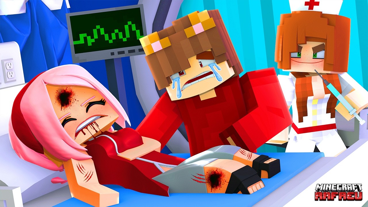 Sakura SOFREU um ACIDENTE no Minecraft