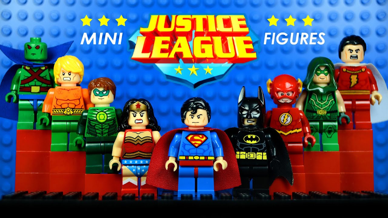 LEGO Justice League DC Superheroes KnockOff Minifigures w/ Superman Batman & Wonder Woman