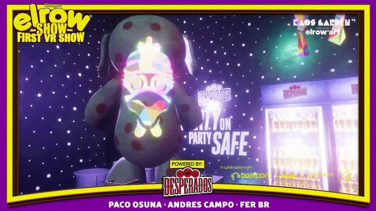 Fer BR DJ set - elrow SHOW VR Experience in Sansar | @beatport Live