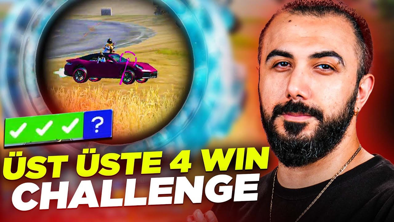 EKİPLE ZİRVE SAVAŞI 4 WIN ALMA CHALLENGE!! | PUBG Mobile