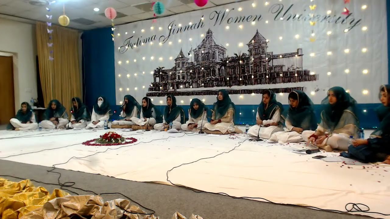 Mehfil-e-Milad 2023 - Fatima Jinnah Women University, Rawalpindi