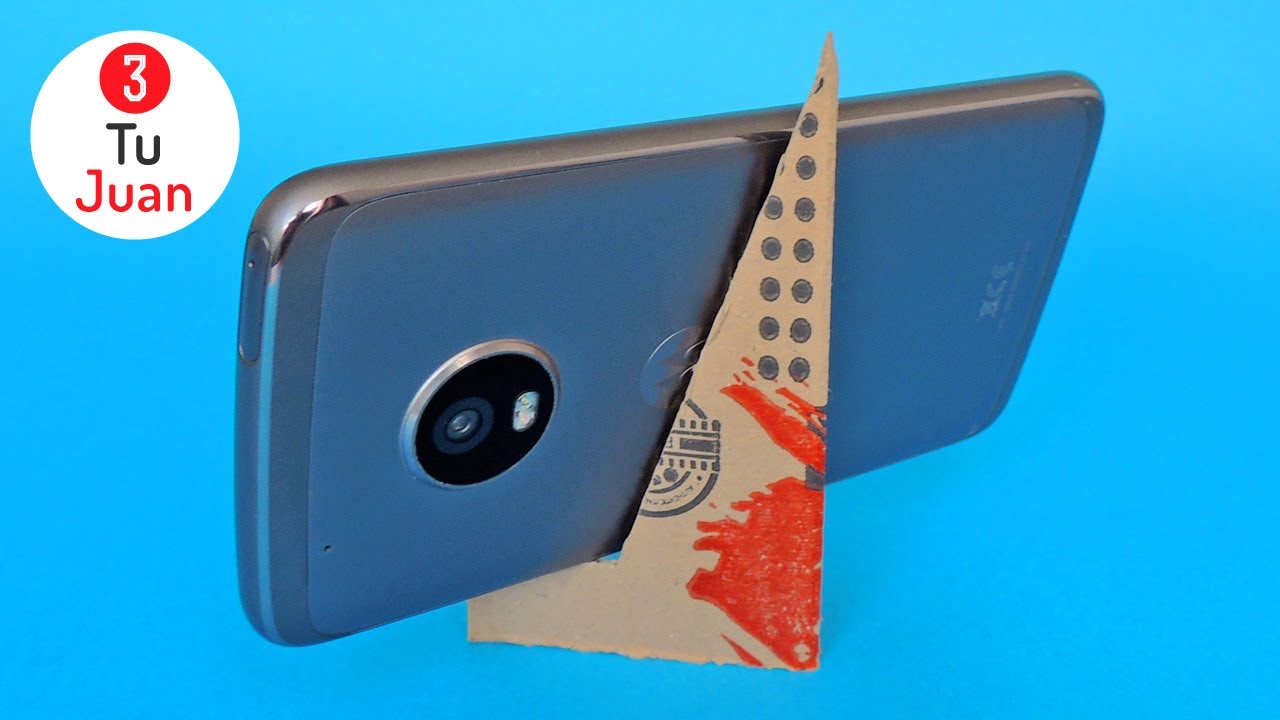 2 Soportes para Celular Caseros con Cartón, Rápido y muy FÁCIL - Manualidades con Reciclaje DIY 📱 📦