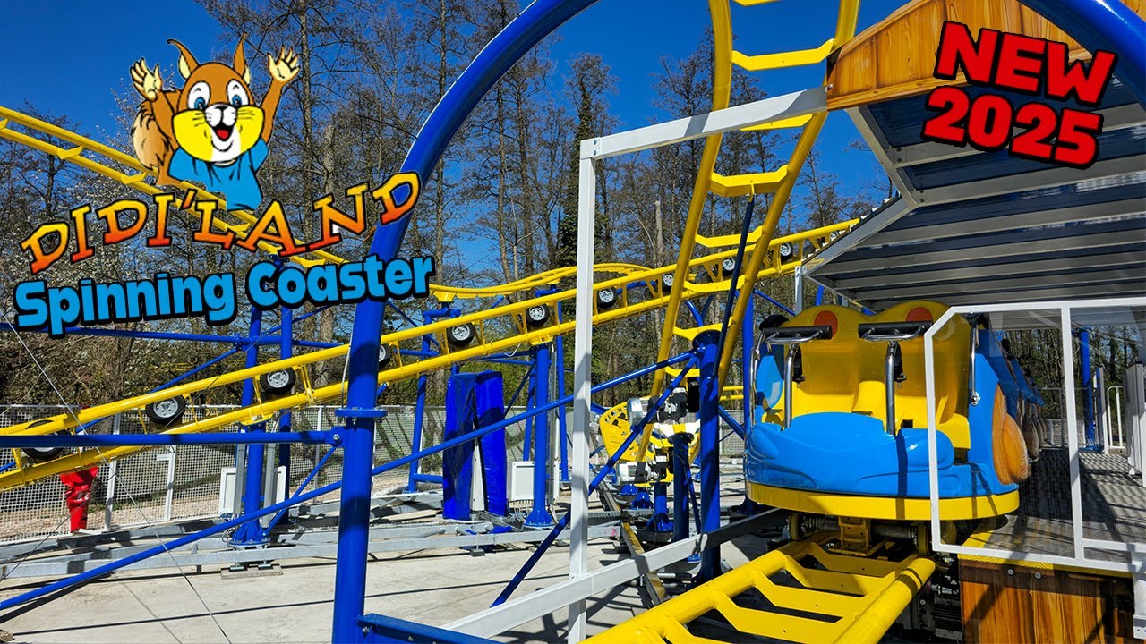 Le Spinning Coaster NEW April 2025 ONRIDE Didi'land Morsbronn-les-Bains